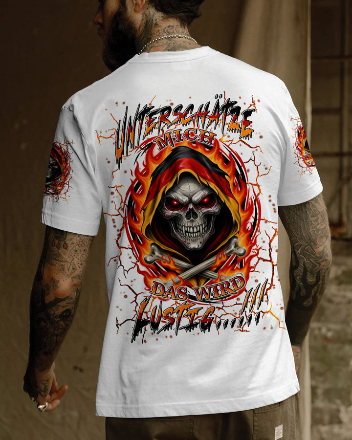 UNTERSCHÄTZE MICH DAS WIRD LUSTIG SENSENMANN VOLLSTÄNDIGER DRUCK - YHLN2411252