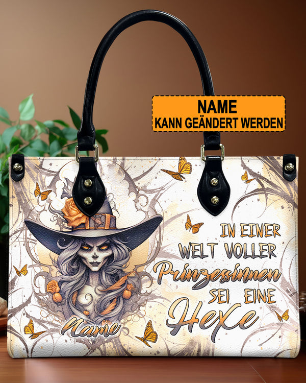 SEI EINE HEXE HALLOWEEN LEDERHANDTASCHE - YHLN1408244