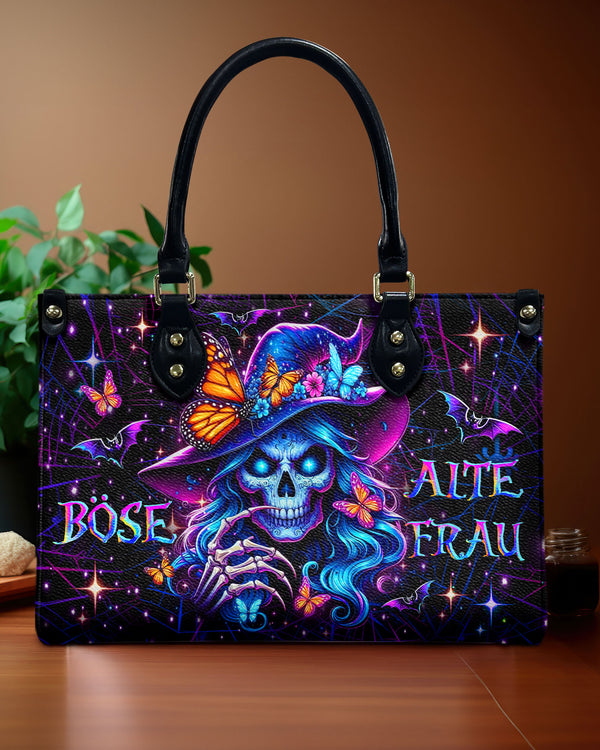 BÖSE ALTE FRAU HALLOWEEN LEDERHANDTASCHE - YHLT2008244