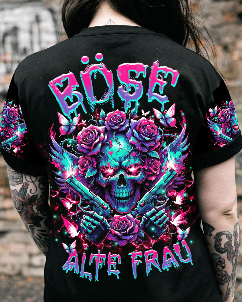 Böse Alte Frau Tank Top - Lustiges Sarkasmus Design Mit Pommesgabel
