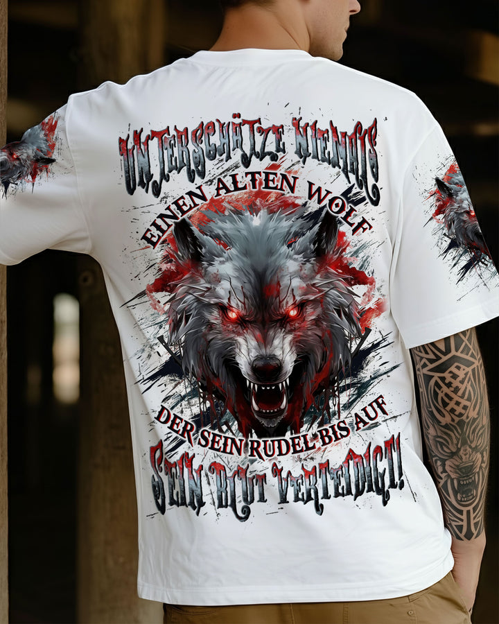 UNTERSCHÄTZE NIEMALS EINEN ALTEN WOLF VOLLSTÄNDIGER DRUCK - YHLN2210252