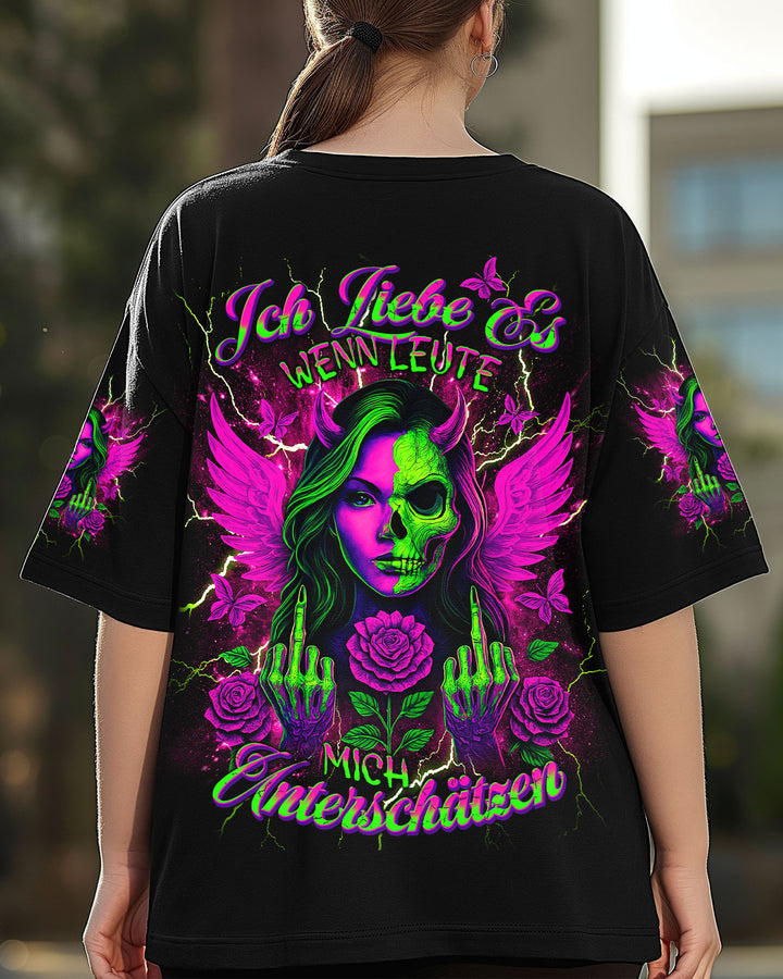 ICH LIEBE ES WENN LEUTE MICH UNTERSCHÄTZEN VOLLSTÄNDIGER DRUCK  - TLNT0805252