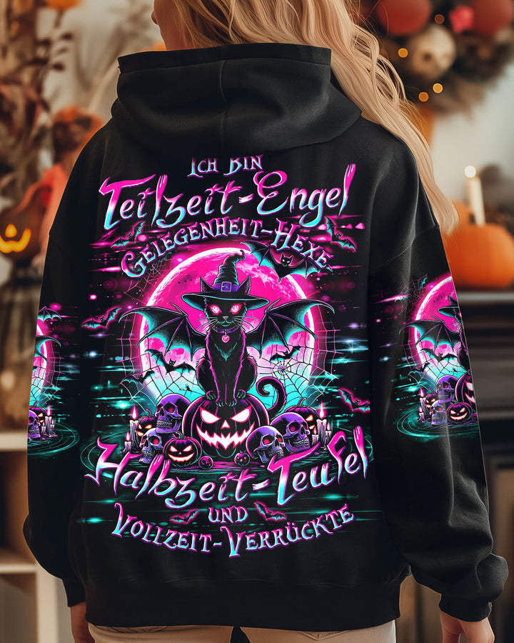 ICH BIN TEILZEIT-ENGEL HALLOWEEN VOLLSTÄNDIGER DRUCK - TLNO2608242