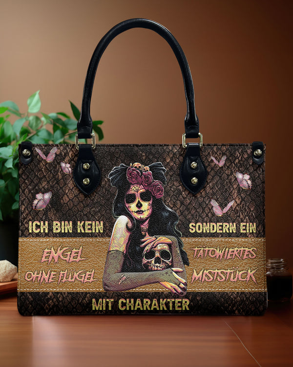 ICH BIN KEIN ENGEL OHNE FLÜGEL  LEDERHANDTASCHE - TLNZ2705245