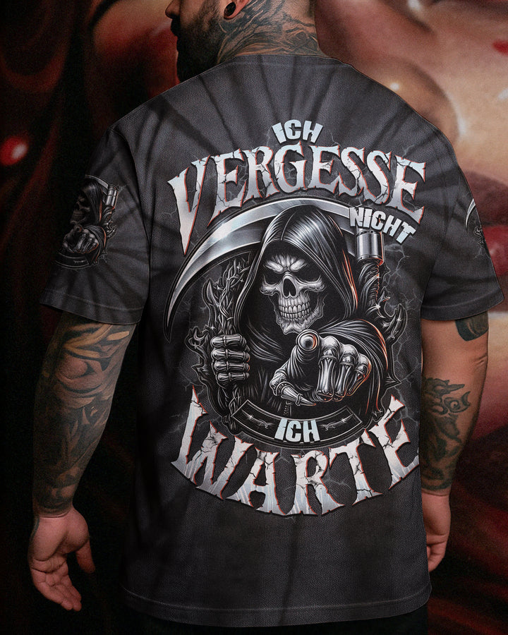 ICH VERGESSE NICHT ICH WARTE TIE DYE VOLLSTÄNDIGER DRUCK - TYTD0210254