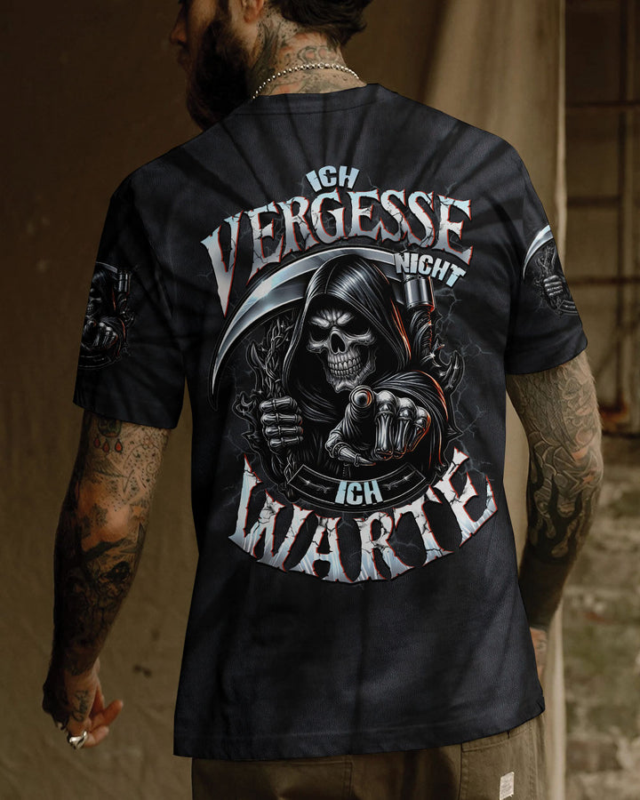 ICH VERGESSE NICHT ICH WARTE TIE DYE VOLLSTÄNDIGER DRUCK - TYTD0210254