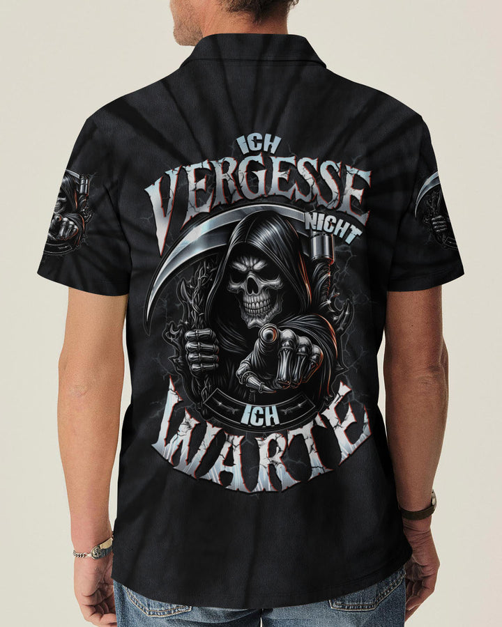 ICH VERGESSE NICHT ICH WARTE TIE DYE VOLLSTÄNDIGER DRUCK - TYTD0210254