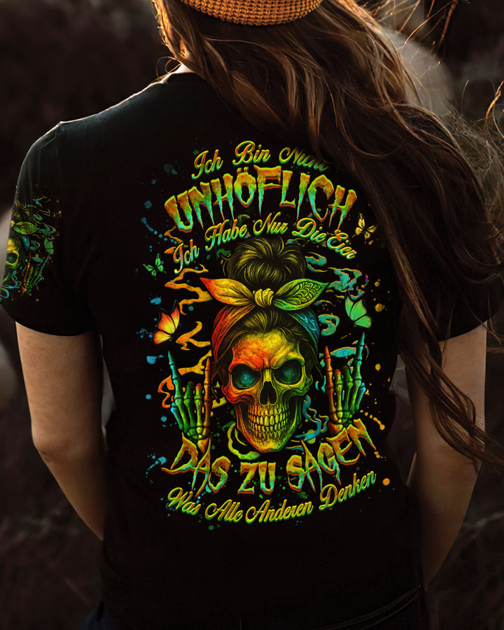 ICH BIN NICHT UNHÖFLICH VOLLSTÄNDIGER DRUCK - YHHG0407254