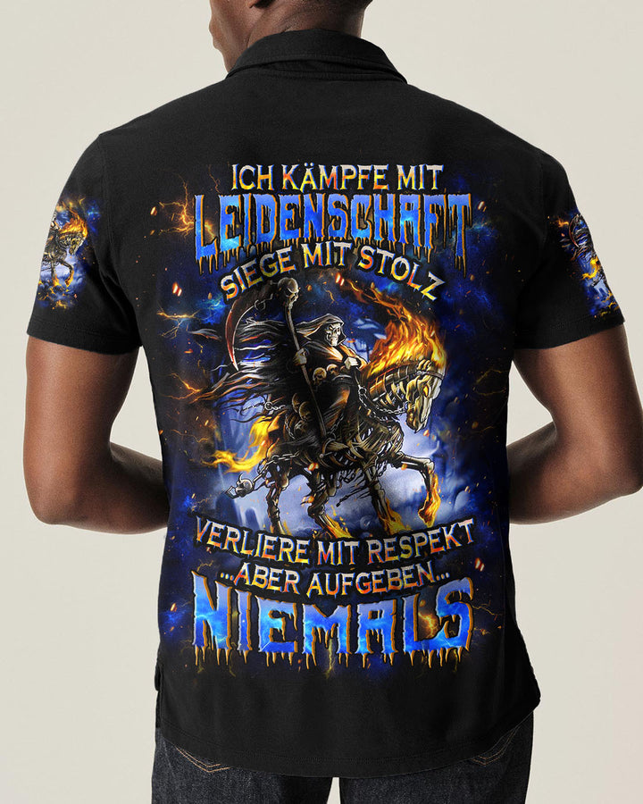 ICH KÄMPFE MIT LEIDENSCHAFT SIEGE MIT STOLZ VOLLSTÄNDIGER DRUCK - YHHN0210254