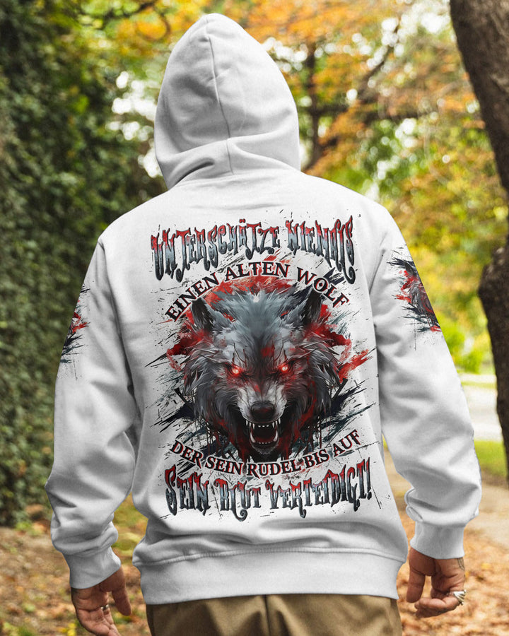 UNTERSCHÄTZE NIEMALS EINEN ALTEN WOLF VOLLSTÄNDIGER DRUCK - YHLN2210252