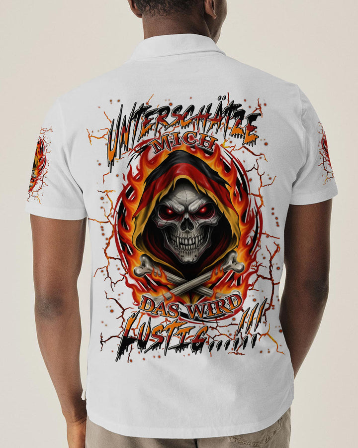 UNTERSCHÄTZE MICH DAS WIRD LUSTIG SENSENMANN VOLLSTÄNDIGER DRUCK - YHLN2411252