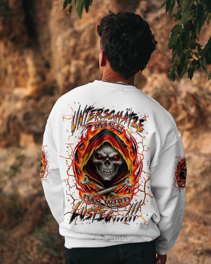 UNTERSCHÄTZE MICH DAS WIRD LUSTIG SENSENMANN VOLLSTÄNDIGER DRUCK - YHLN2411252