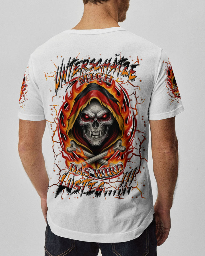 UNTERSCHÄTZE MICH DAS WIRD LUSTIG SENSENMANN VOLLSTÄNDIGER DRUCK - YHLN2411252