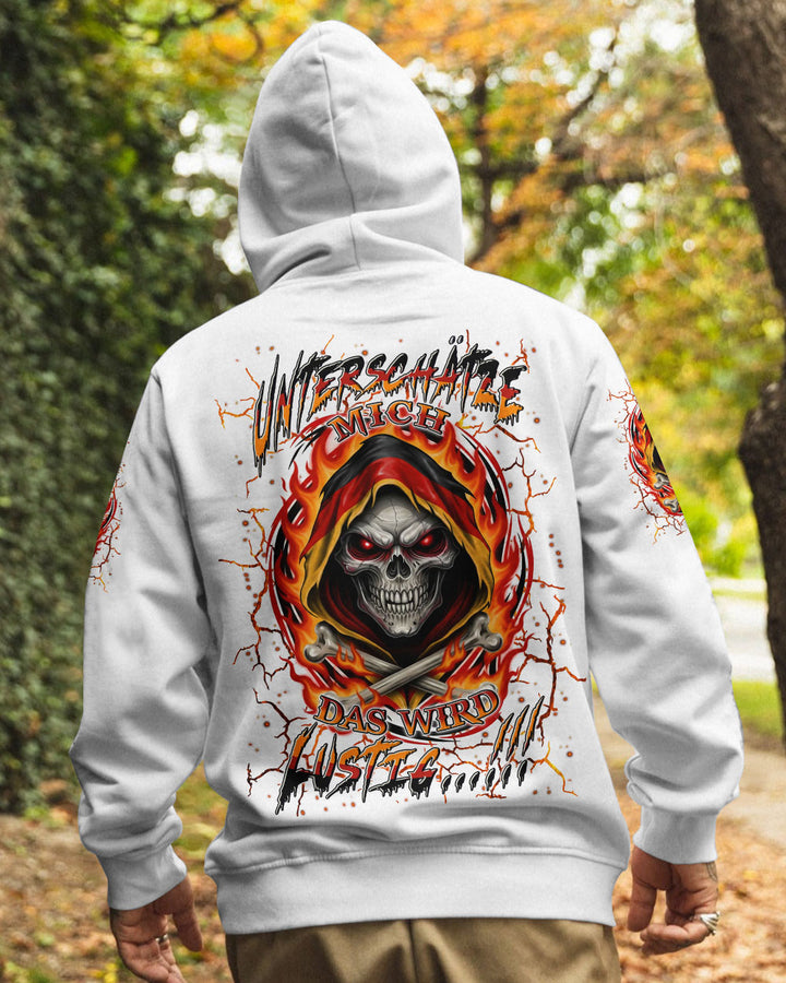 UNTERSCHÄTZE MICH DAS WIRD LUSTIG SENSENMANN VOLLSTÄNDIGER DRUCK - YHLN2411252