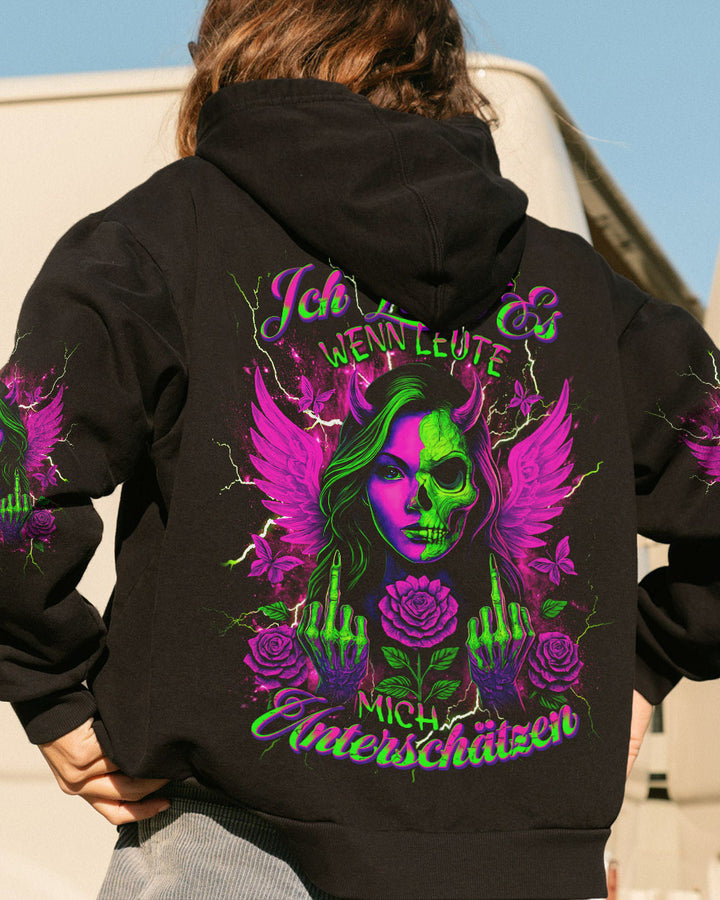 ICH LIEBE ES WENN LEUTE MICH UNTERSCHÄTZEN VOLLSTÄNDIGER DRUCK  - TLNT0805252