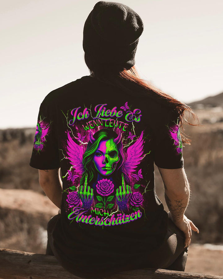 ICH LIEBE ES WENN LEUTE MICH UNTERSCHÄTZEN VOLLSTÄNDIGER DRUCK  - TLNT0805252