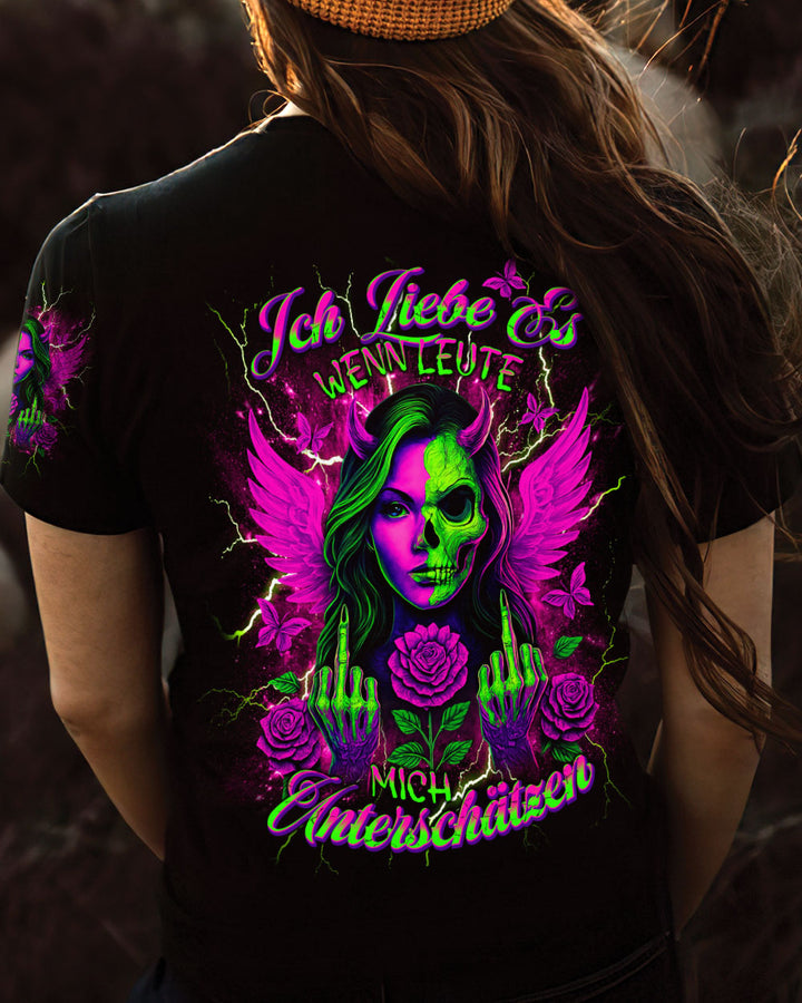 ICH LIEBE ES WENN LEUTE MICH UNTERSCHÄTZEN VOLLSTÄNDIGER DRUCK  - TLNT0805252