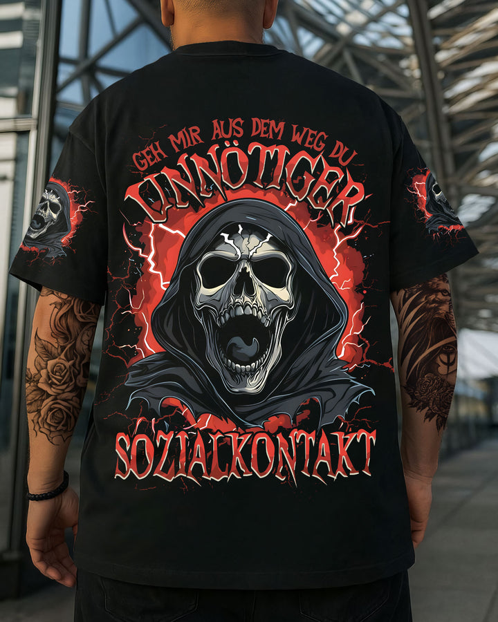 DU UNNÖTIGER SOZIALKONTAKT VOLLSTÄNDIGER DRUCK - TYPQ0610252