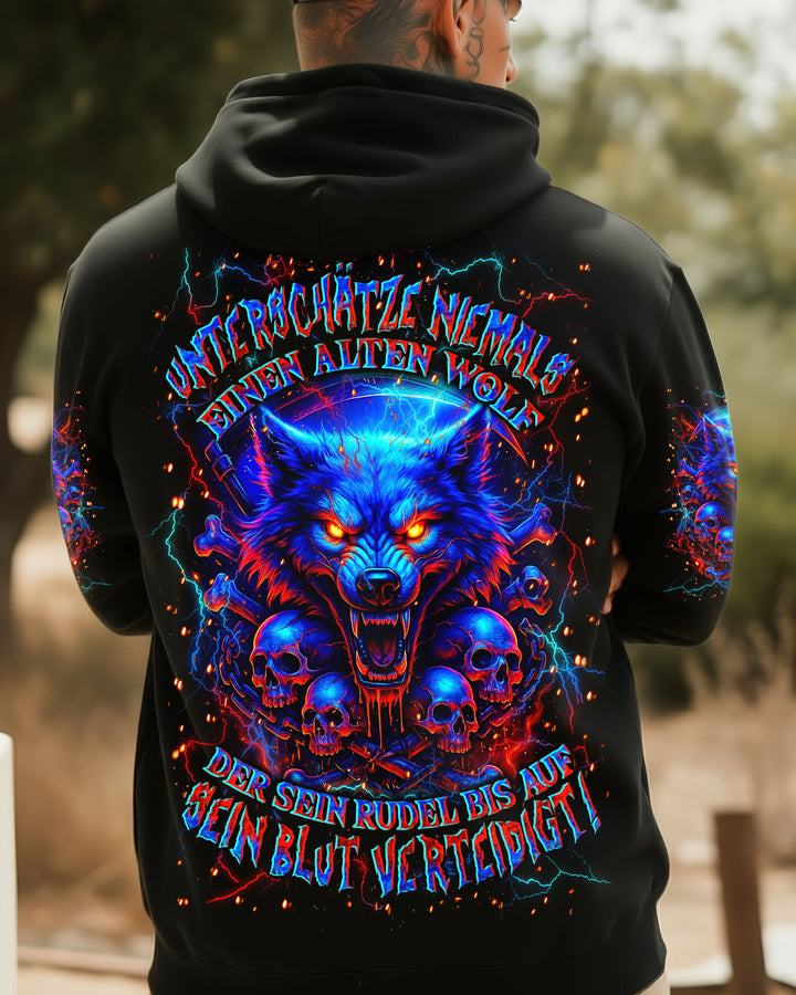 UNTERSCHÄTZE NIEMALS EINEN ALTEN WOLF VOLLSTÄNDIGER DRUCK - YHLN2010252