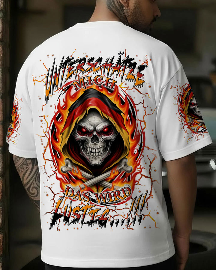 UNTERSCHÄTZE MICH DAS WIRD LUSTIG SENSENMANN VOLLSTÄNDIGER DRUCK - YHLN2411252