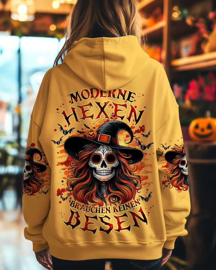 MODERNE HEXEN BRAUCHEN KEINEN BESEN HALLOWEEN VOLLSTÄNDIGER DRUCK - TLNZ1008243