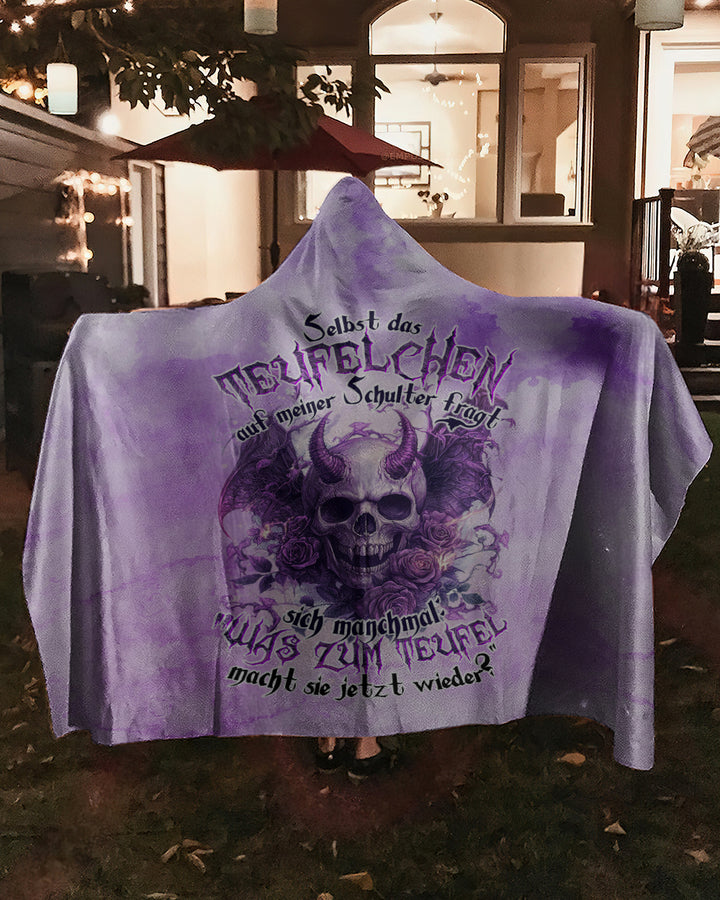 TEUFELCHEN AUF MEINER SCHULTER DECKEN HOODIE - TYTD0509244