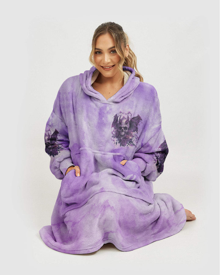 TEUFELCHEN AUF MEINER SCHULTER DECKEN HOODIE - TYTD0509244