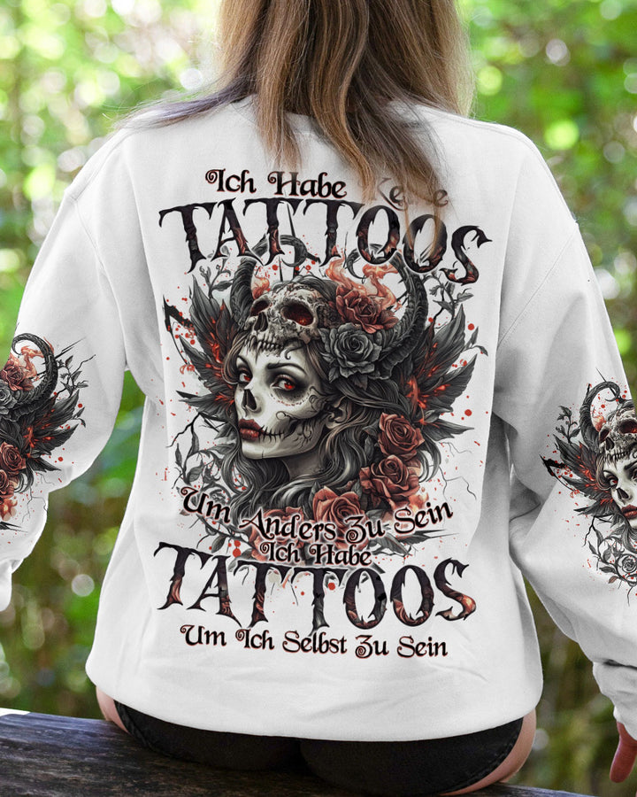 ICH HABE TATTOOS VOLLSTÄNDIGER DRUCK - TYQY3008241