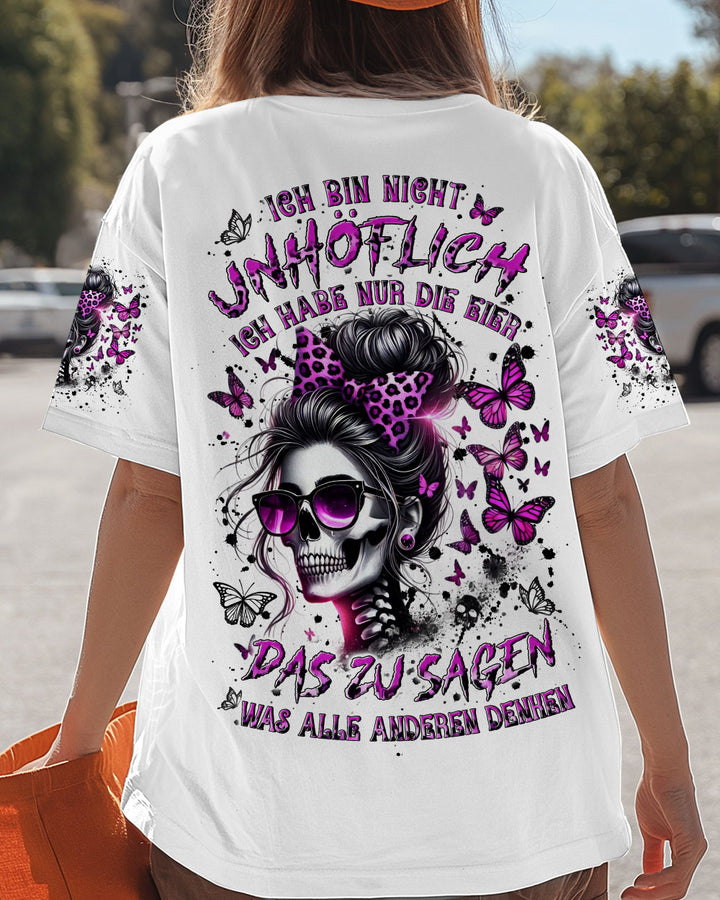 ICH BIN NICHT UNHÖFLICH VOLLSTÄNDIGER DRUCK - YHLN0602253