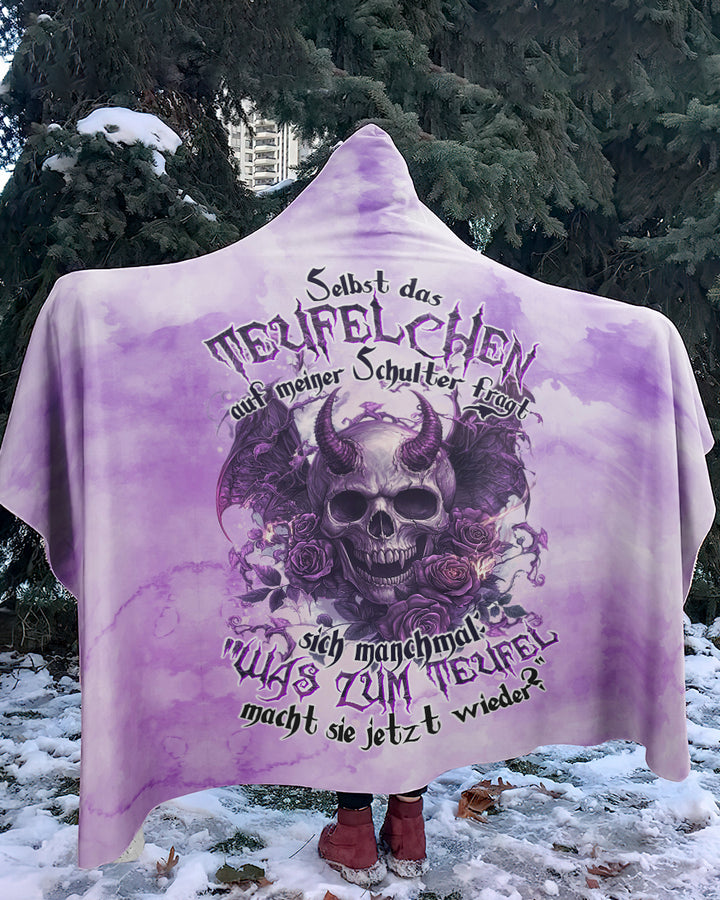 TEUFELCHEN AUF MEINER SCHULTER DECKEN HOODIE - TYTD0509244